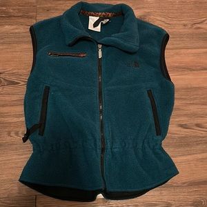 The North Face Vintage 90s Fleece full zip up vest